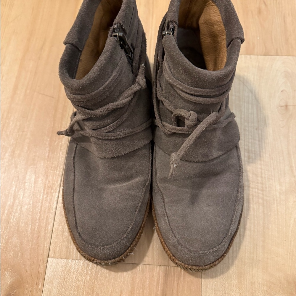 UGG Brown Winter Rain Boots with Slouchy Style and Soft Suede